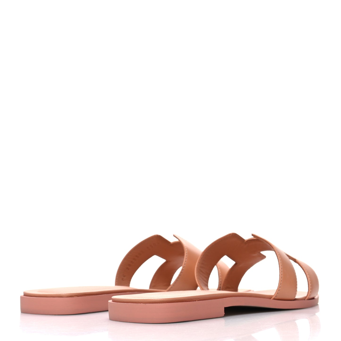 Box Calfskin Oran Sandals 39 Granite Rose