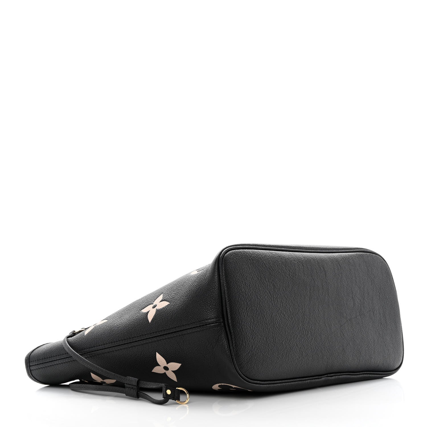 Louis Vuitton Empreinte Monogram Giant Neverfull MM Black Beige 4 of 11