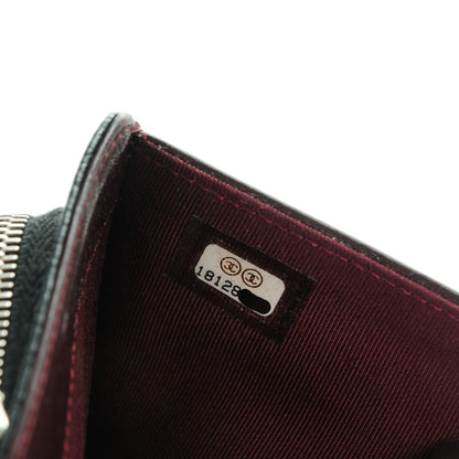 Chanel Caviar Quilted Zipped Pocket Wallet Black 8 of 8