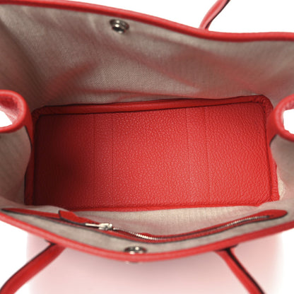 Hermes Vache Country Garden Party TPM 30 Rouge Pivoine 5 of 12