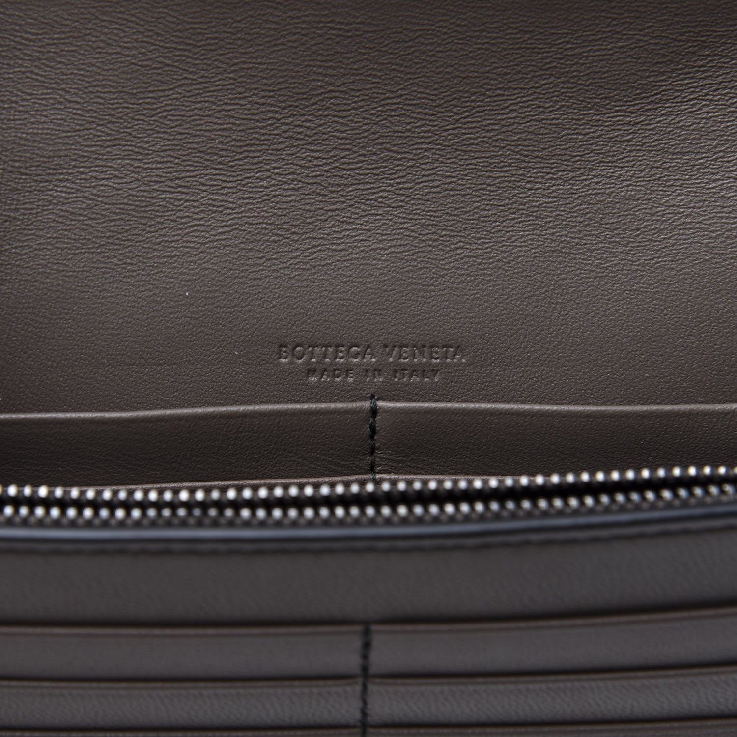 Bottega Veneta Nappa Studded Catena Chain Wallet New Steel 7 of 8