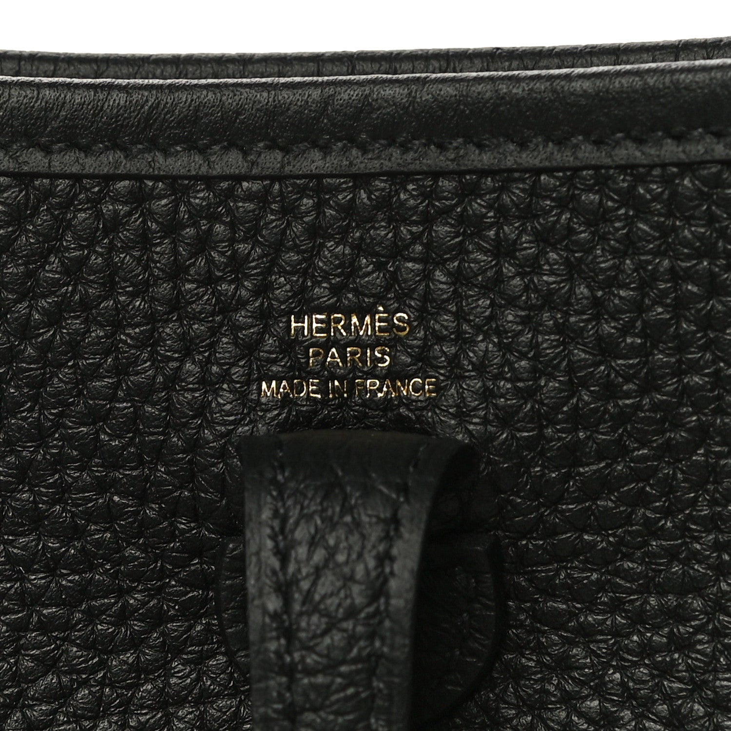 Hermes Taurillon Clemence Evelyne TPM Black 5 of 10