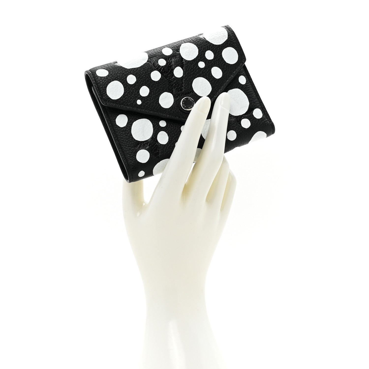 Louis Vuitton LV X YK Empreinte Victorine Wallet Black White 3 of 13