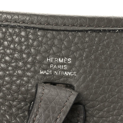 Hermes Taurillon Clemence Evelyne TPM Etain 6 of 10