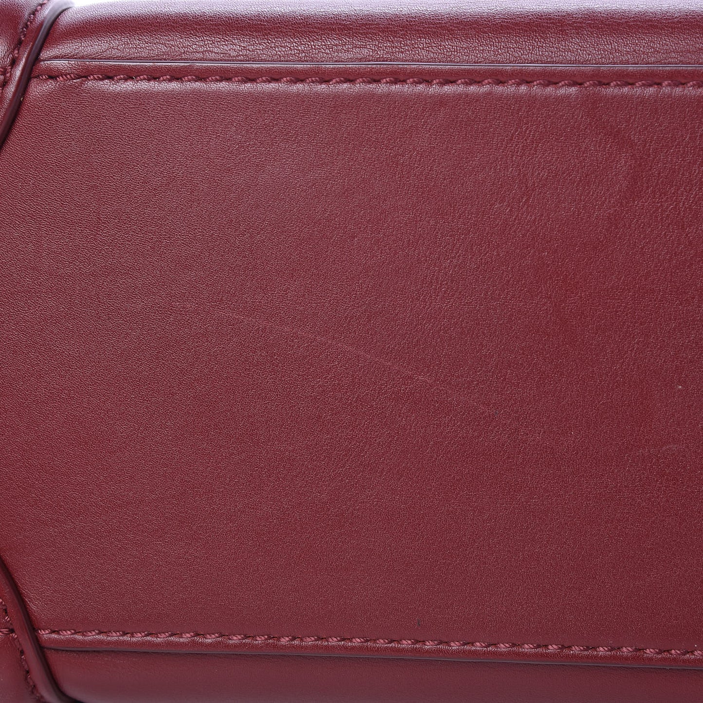 Smooth Calfskin Micro Luggage Rust