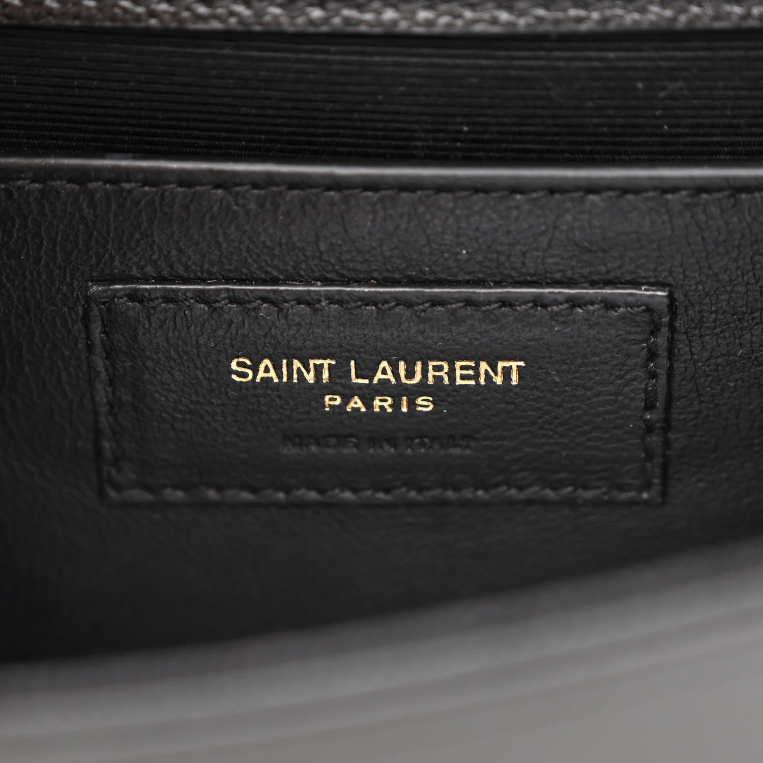 Saint Laurent Grain De Poudre Small Monogram Kate Satchel Black 6 of 12
