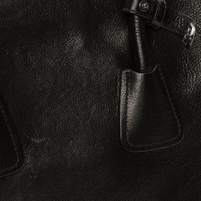 Prada Glace Calf Twin Pocket Tote Nero Black 8 of 8