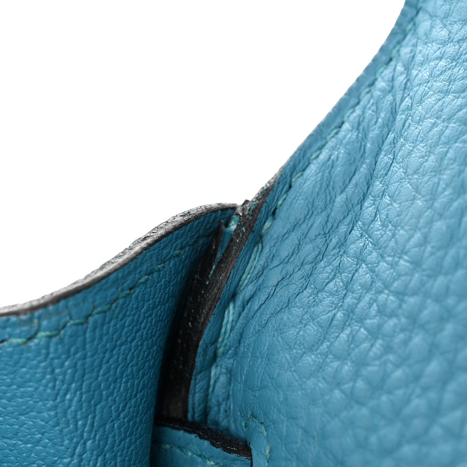Hermes Togo Kelly Retourne 32 Turquoise 12 of 16