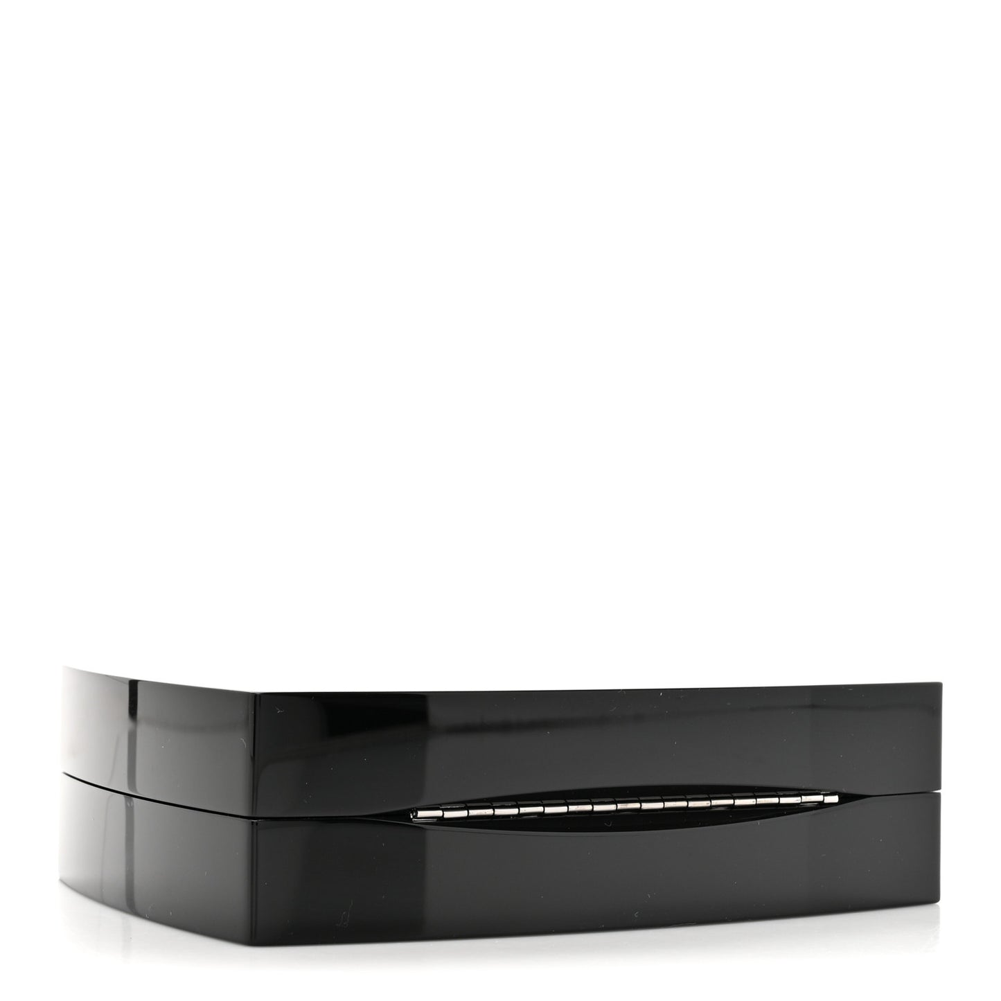 Plexiglass Compact Box Clutch Black