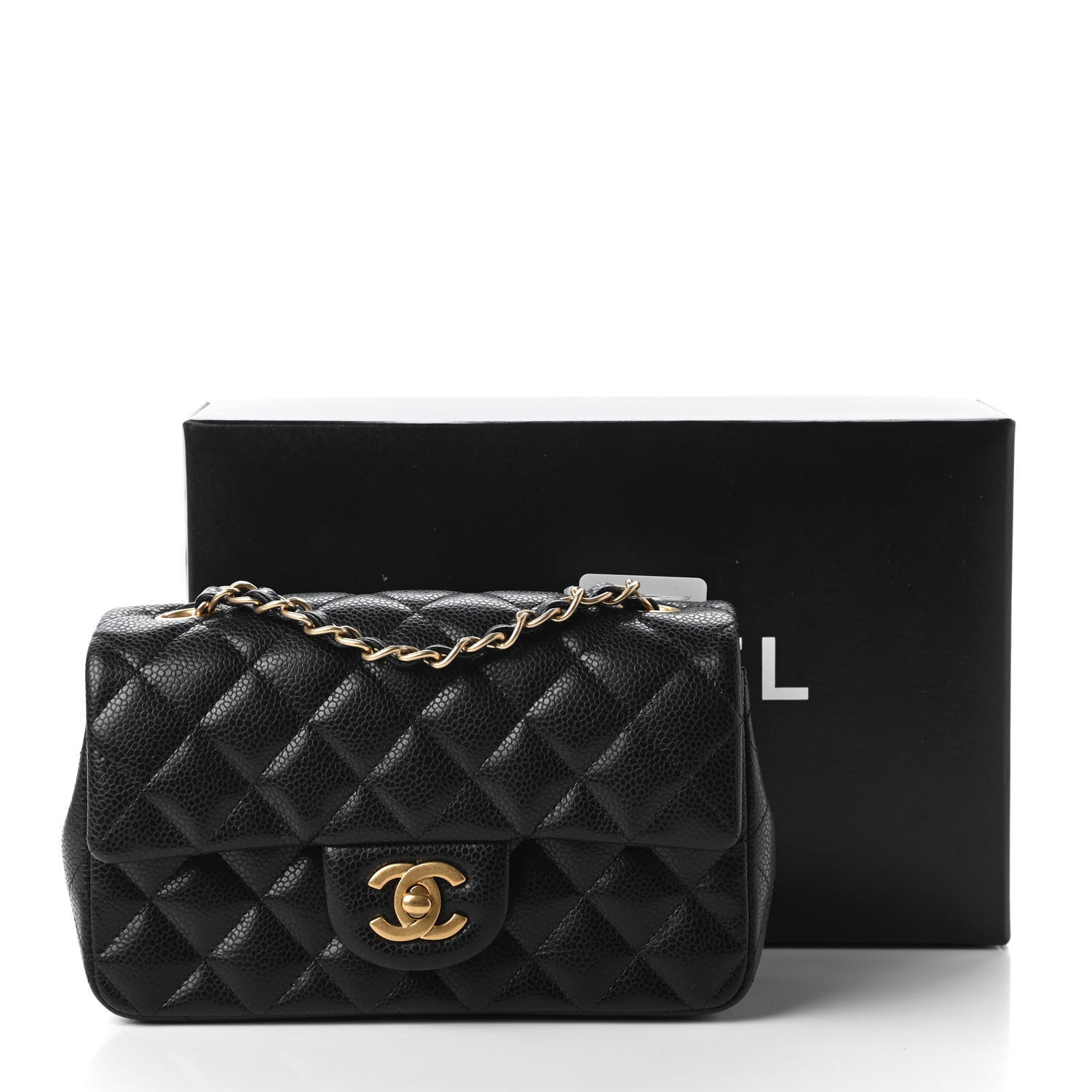Chanel Caviar Quilted Mini Rectangular Flap Black 11 of 11