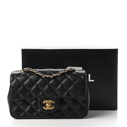 Chanel Caviar Quilted Mini Rectangular Flap Black 11 of 11