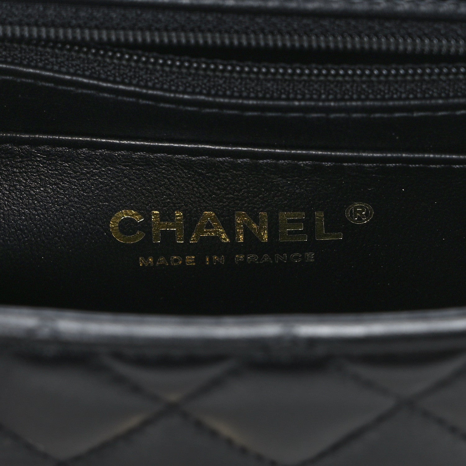 Chanel Lambskin Quilted Mini Top Handle Rectangular Flap Black 6 of 11