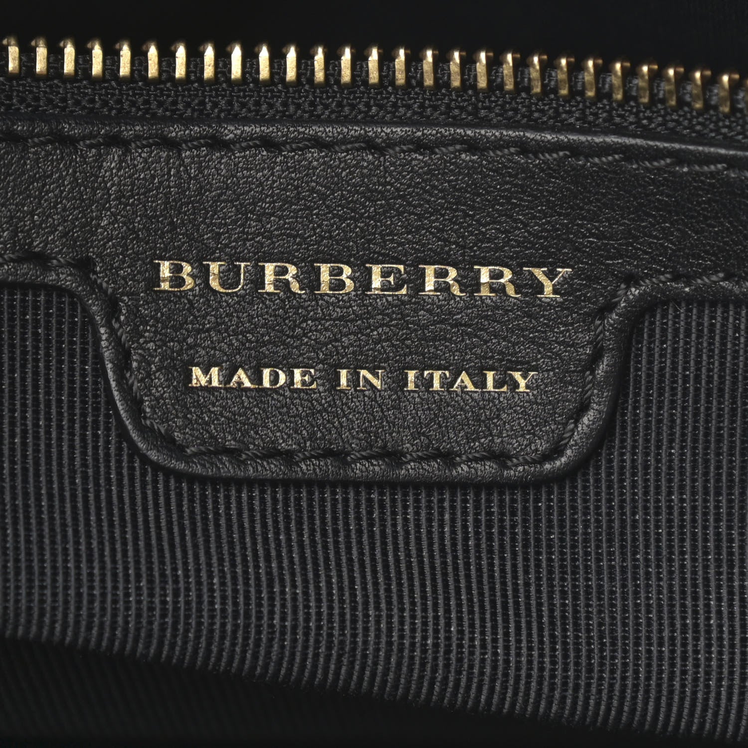 Burberry Calfskin 1983 Knight Check Link Zip Tote Black 6 of 13