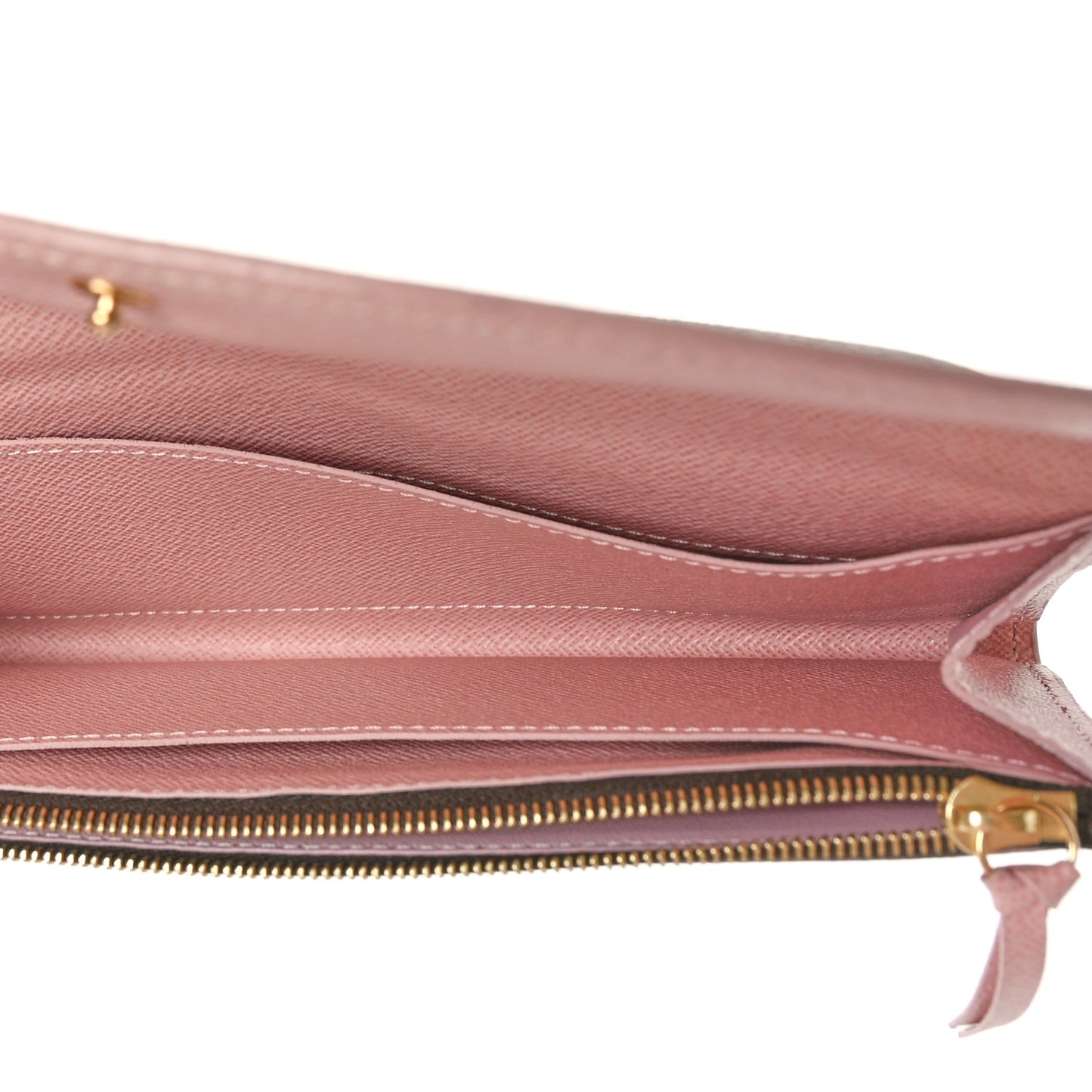 Damier Ebene Caissa Wallet Rose Ballerine