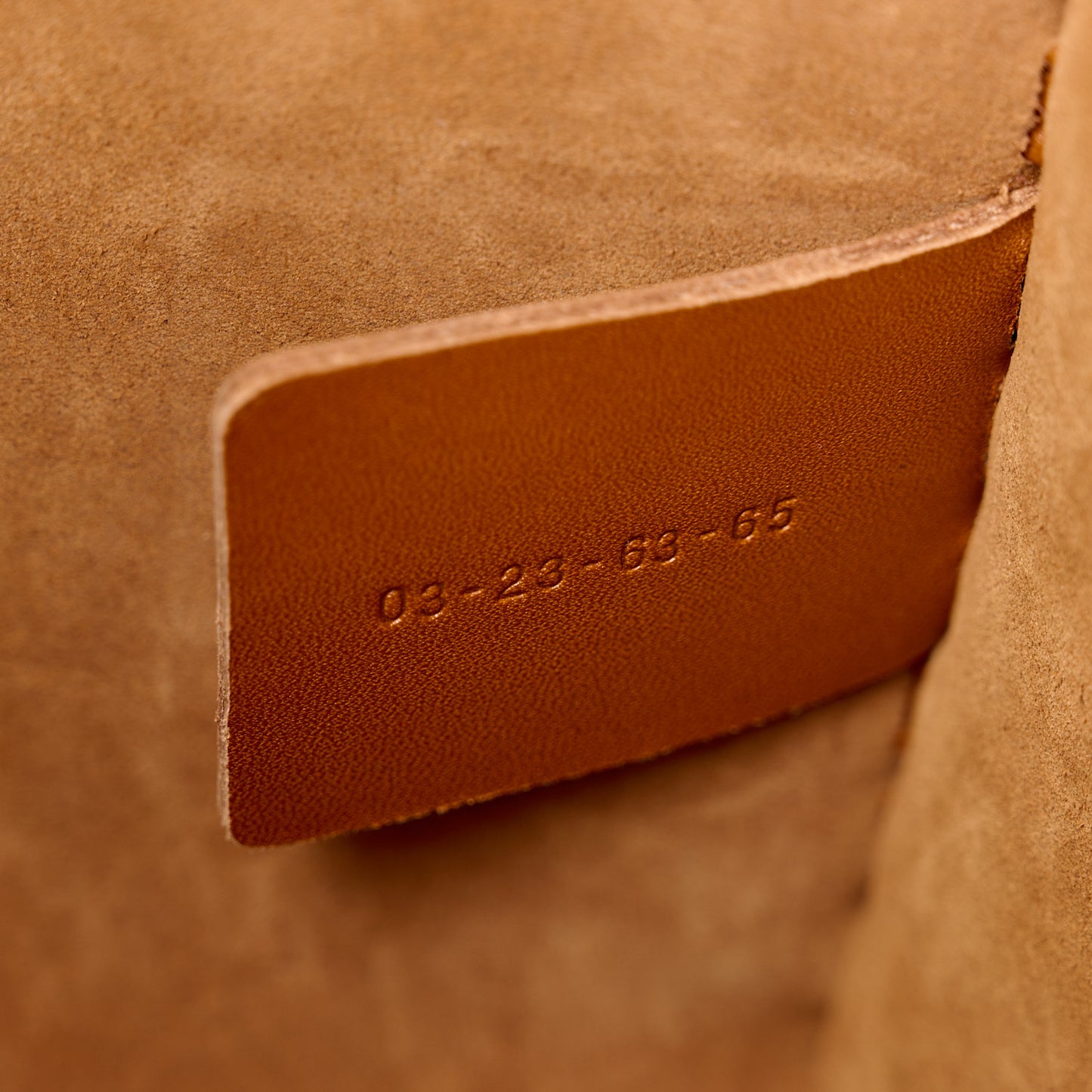 Calfskin Small Mony Tote Caramel