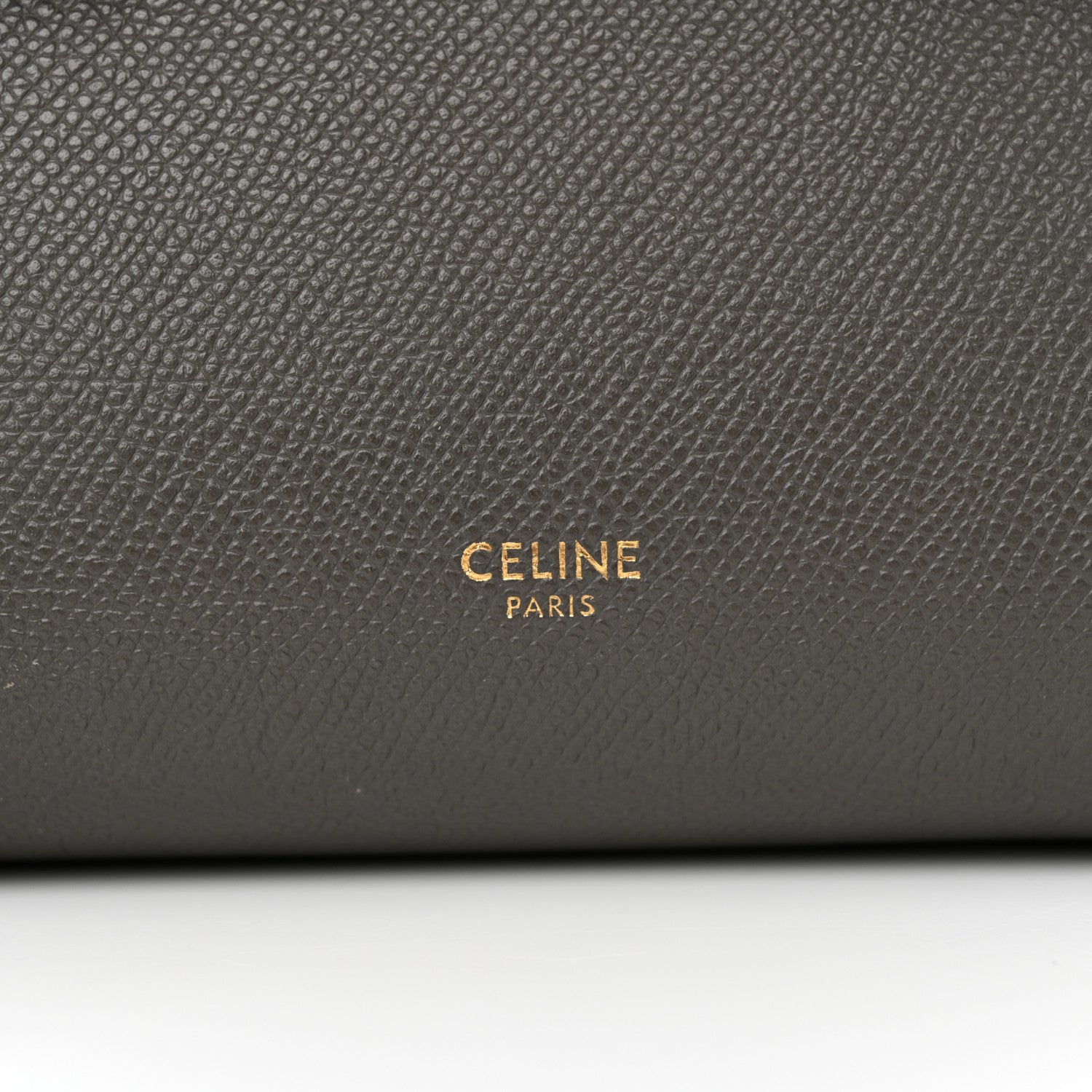 Celine Grained Calfskin Nano Belt Bag Grey 6 of 14