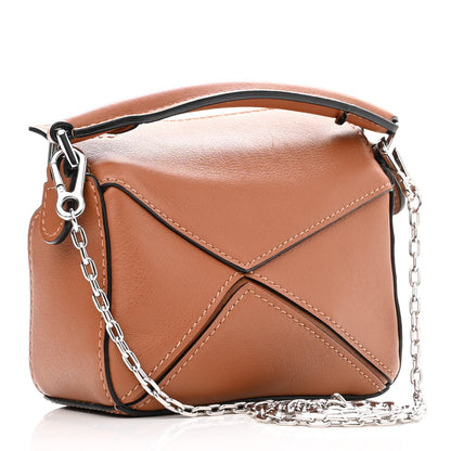 Loewe Calfskin Nano Puzzle Bag Tan 3 of 10