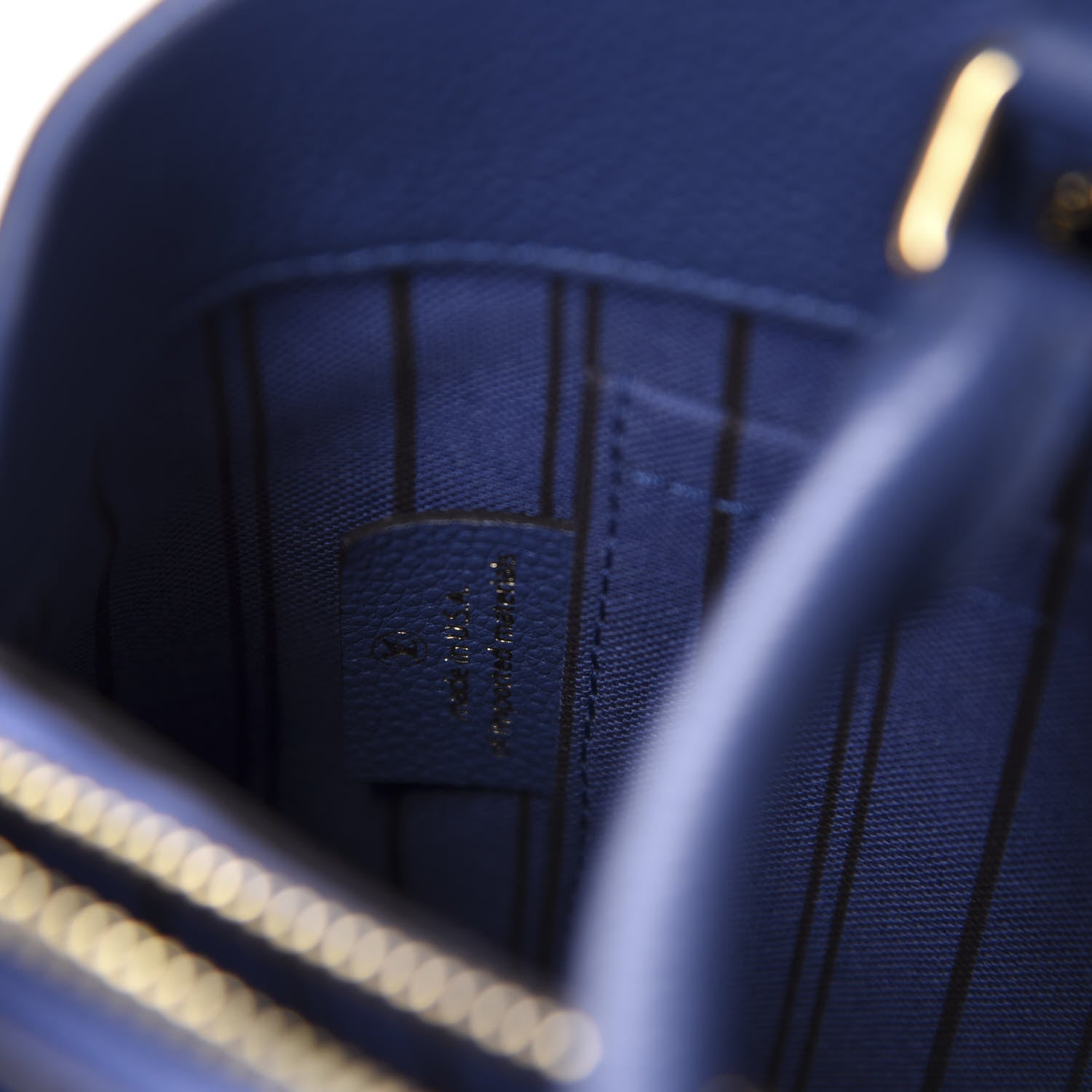 Louis Vuitton Empreinte Montaigne MM Denim 9 of 11