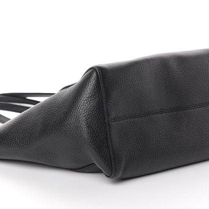 Gucci Pebbled Calfskin Small Swing Tote Black 9 of 10