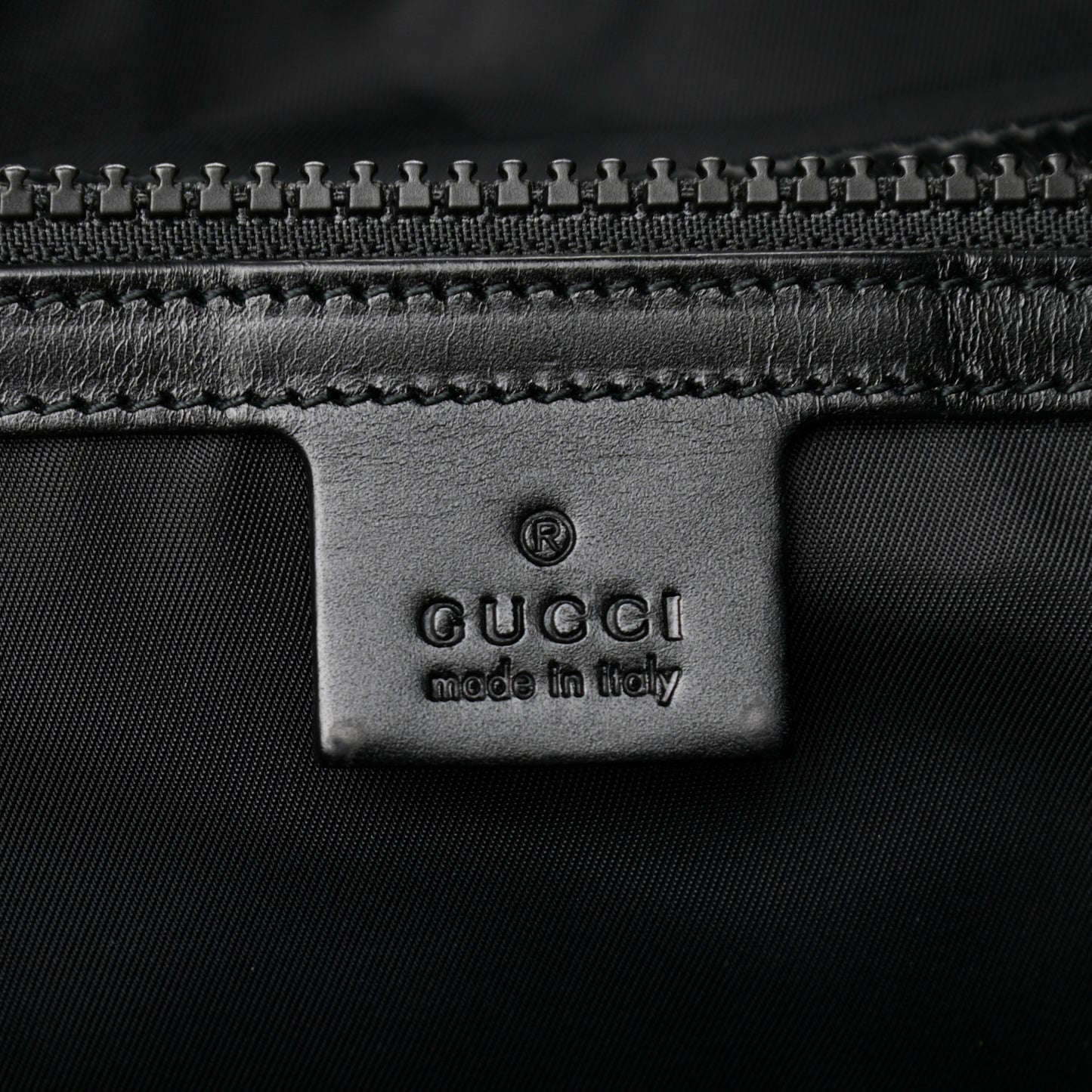 Techno Canvas Web Double Buckle Backpack Black