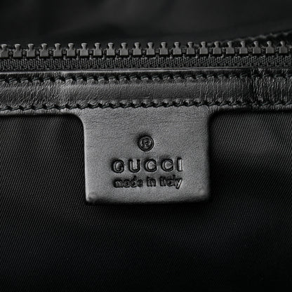 Gucci Techno Canvas Web Double Buckle Backpack Black 6 of 11