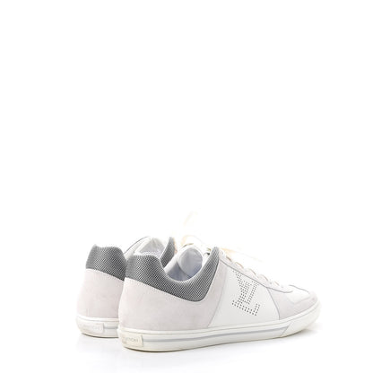 Louis Vuitton Mens Suede Calfskin Dream On Low Top Sneakers 11 White 4 of 18