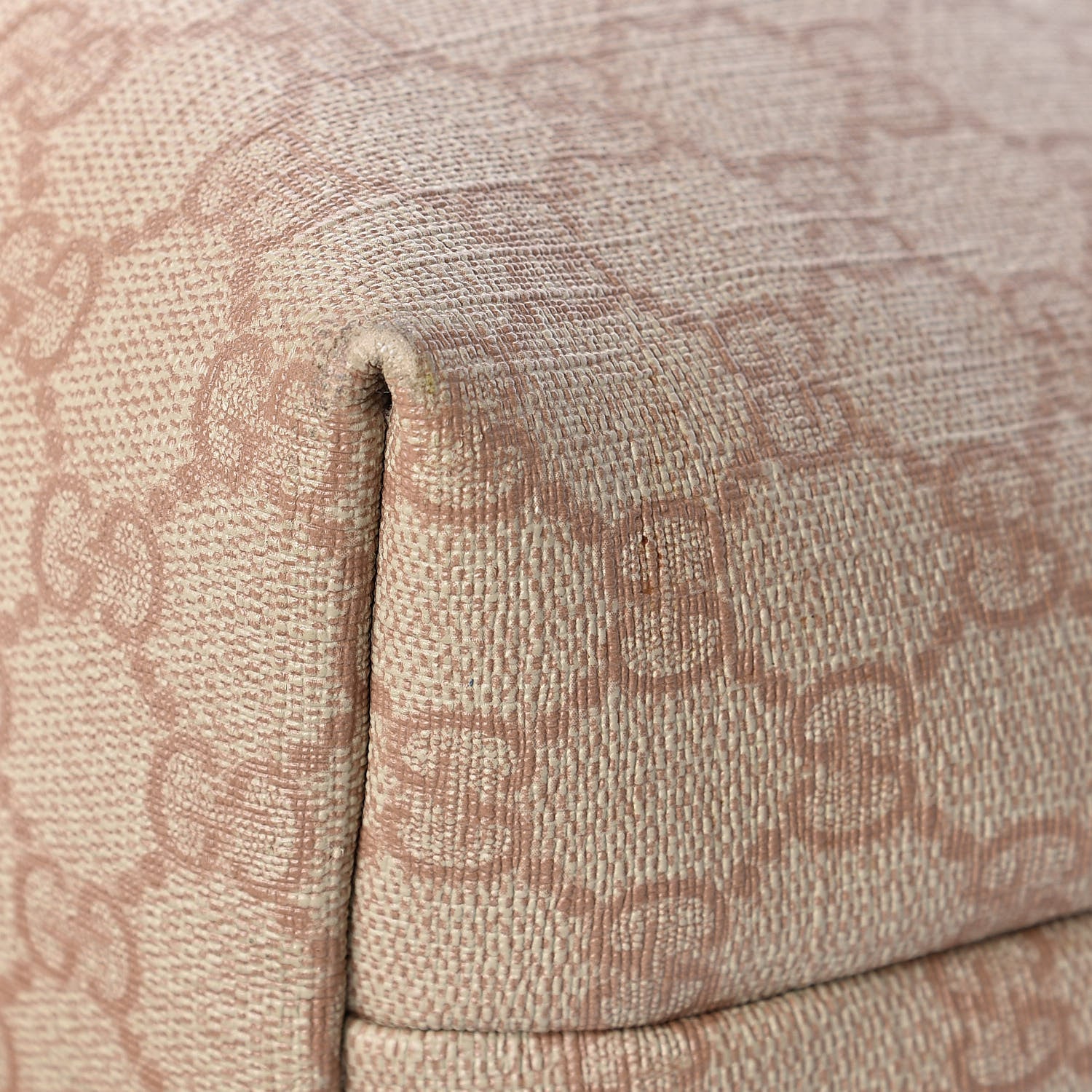 Gucci GG Supreme Monogram Medium Zippered Shopping Tote Winter Rose 12 of 13