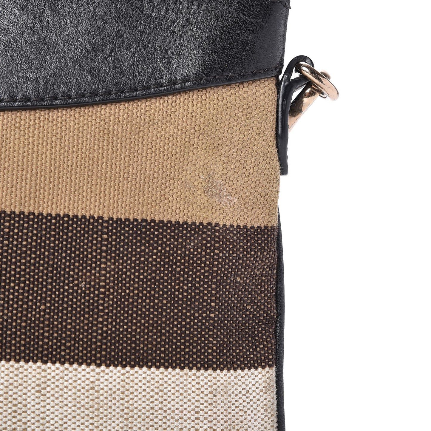 Mega Check Peyton Crossbody Clutch Bag Black