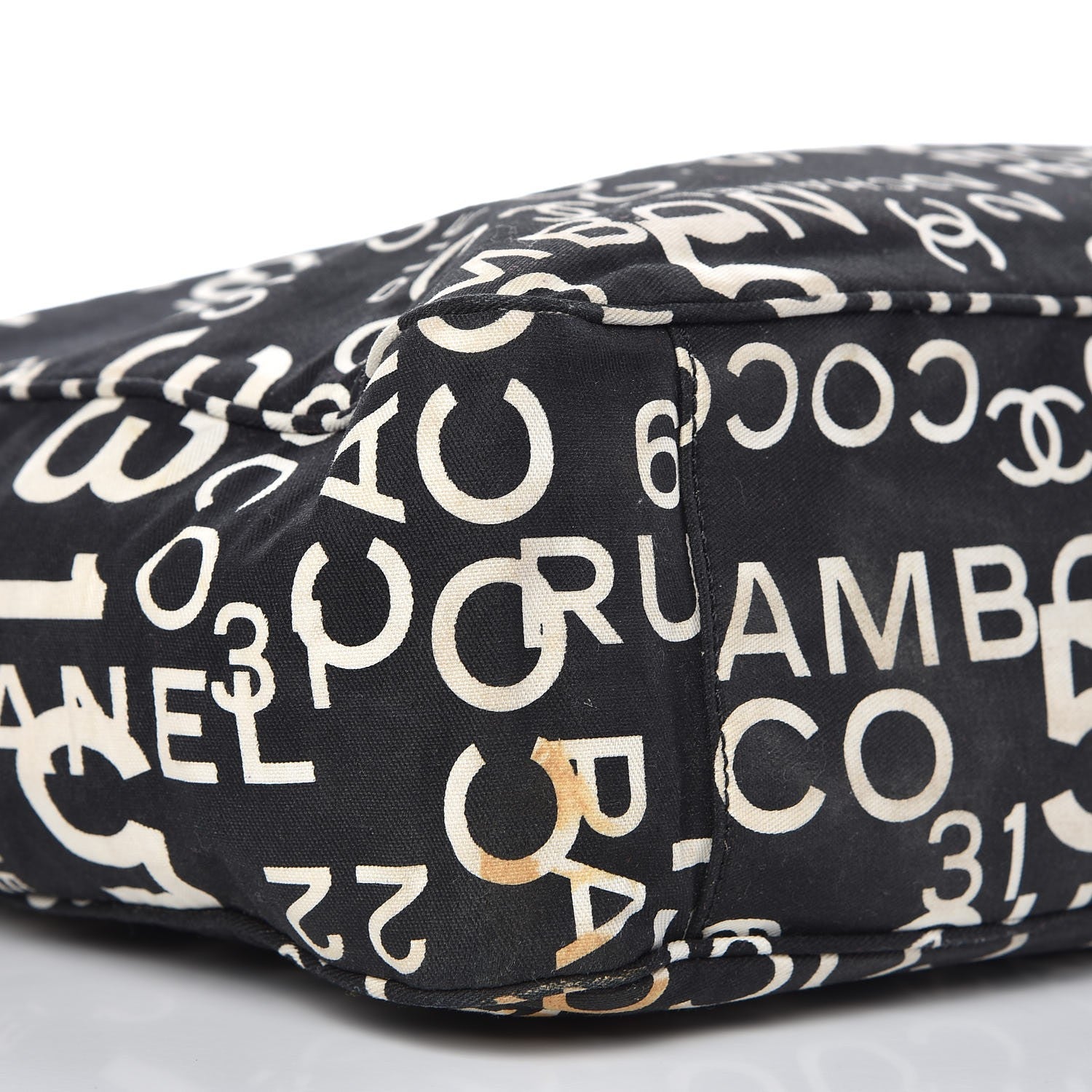 Chanel Canvas 31 Rue Cambon Beach Tote Black 10 of 12