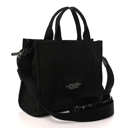 Marc Jacobs Cotton Canvas Medium The Traveler Tote Bag Black 3 of 9
