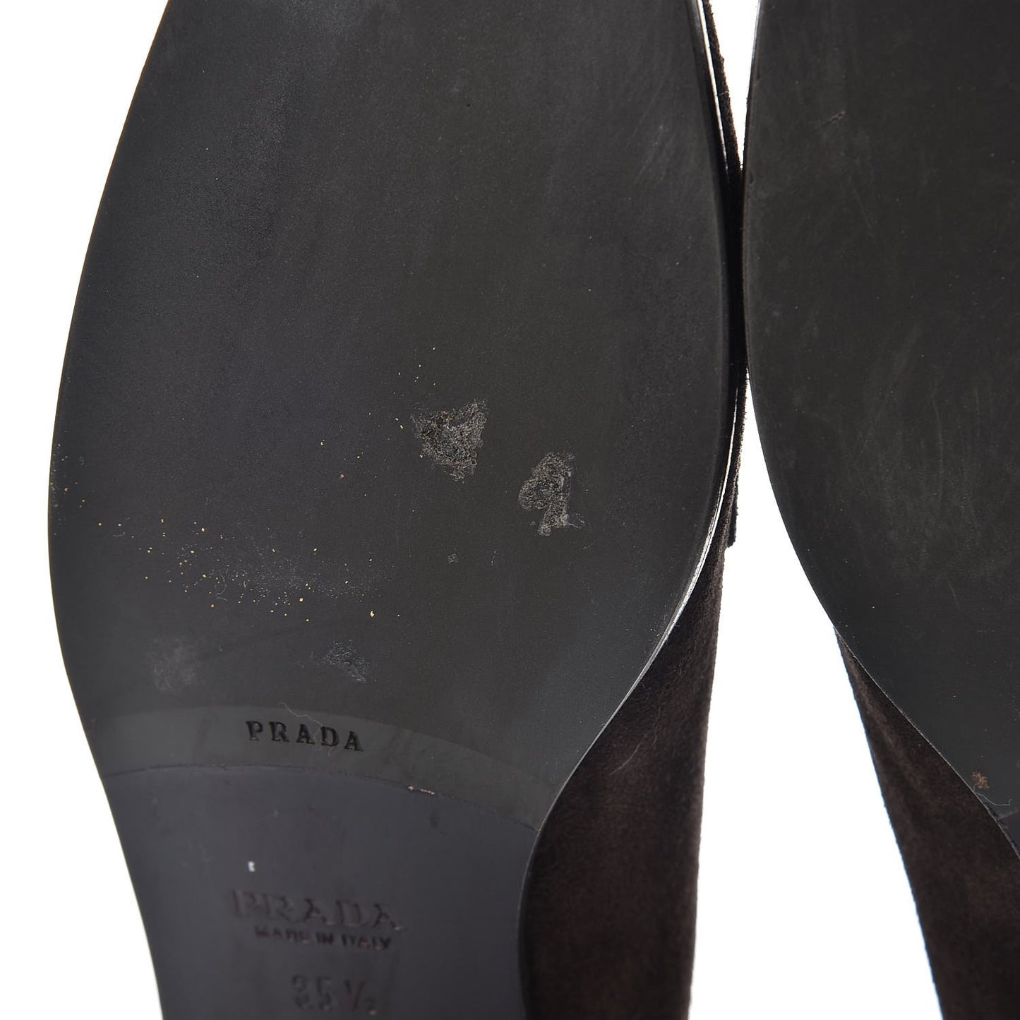 Suede Scamosciato Loafers 35.5 Ebano