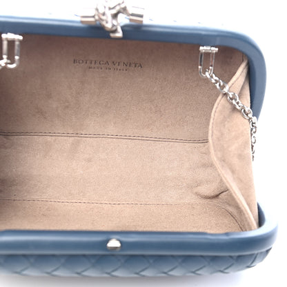 Bottega Veneta Nappa Intrecciato Chain Knot Clutch Denim 5 of 8