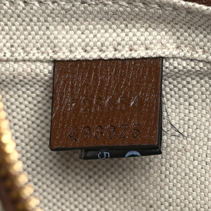 Gucci GG Supreme Monogram Azalea Calfskin Retro Interlocking G Multi-Function Bag Beige Ebony Brown Sugar 8 of 14