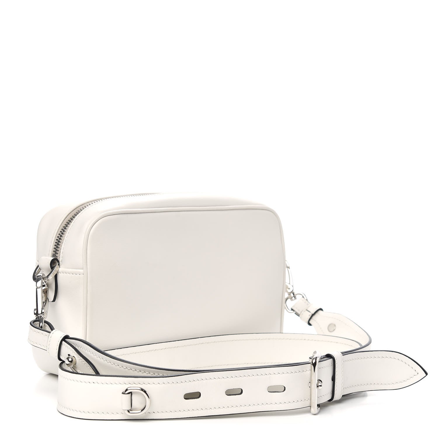 Prada City Calf Monkey Print Camera Bag White Papaya 3 of 9