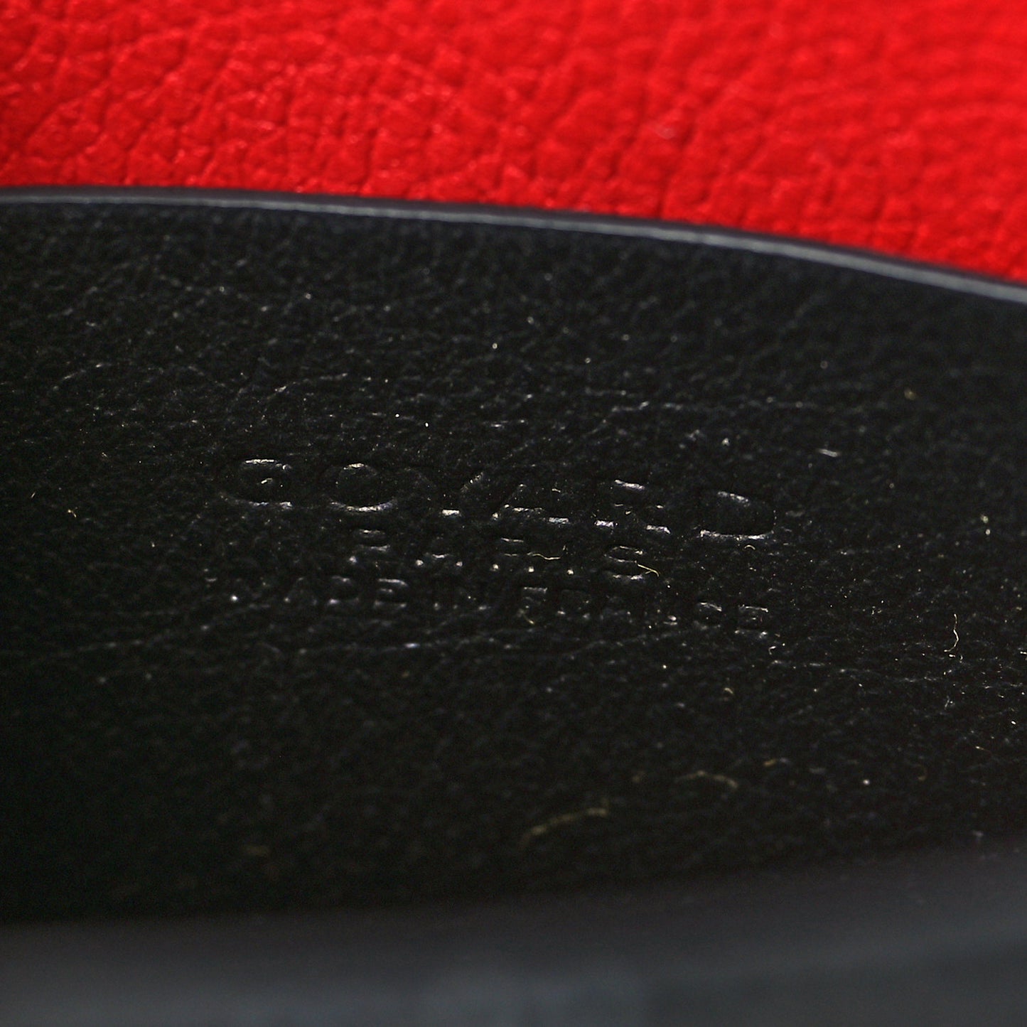 Goyardine Structure Nano Saigon Jet Black