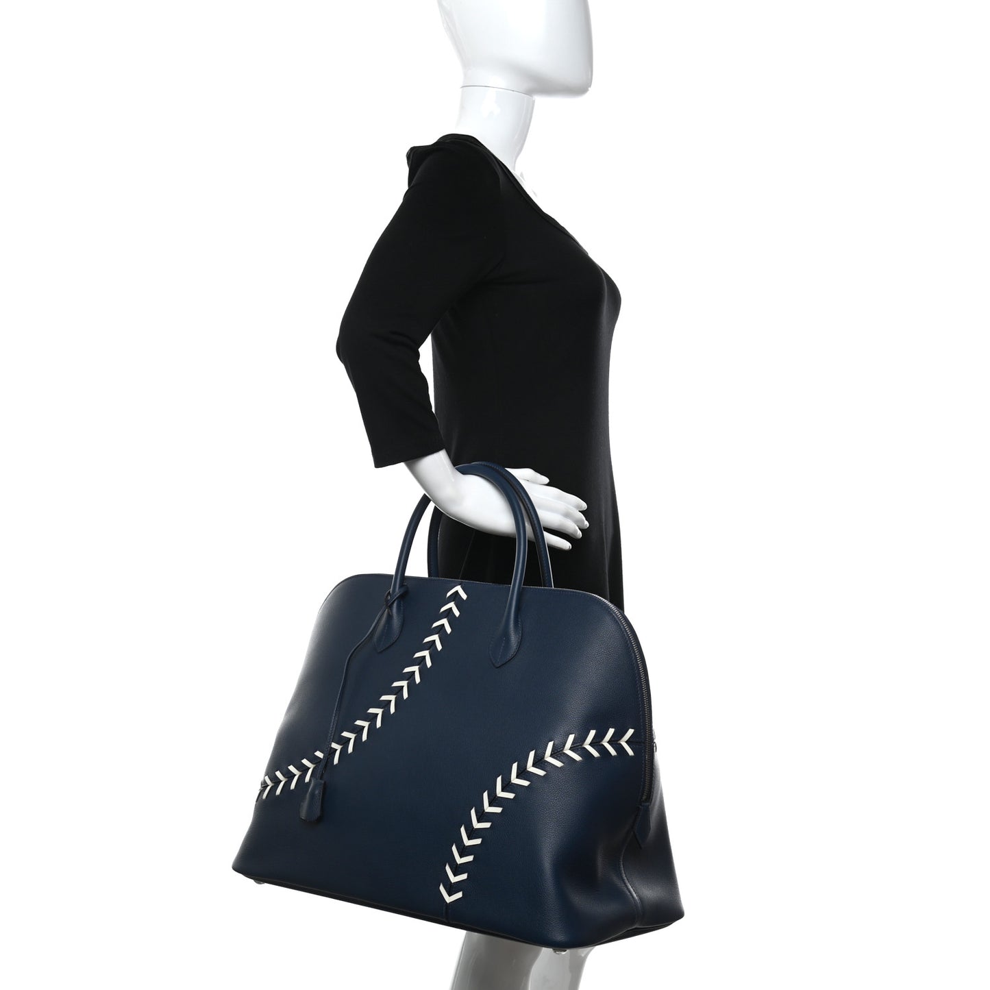 Evercolor 1923 Bolide 45 Baseball Bag Bleu De Malte Blanc