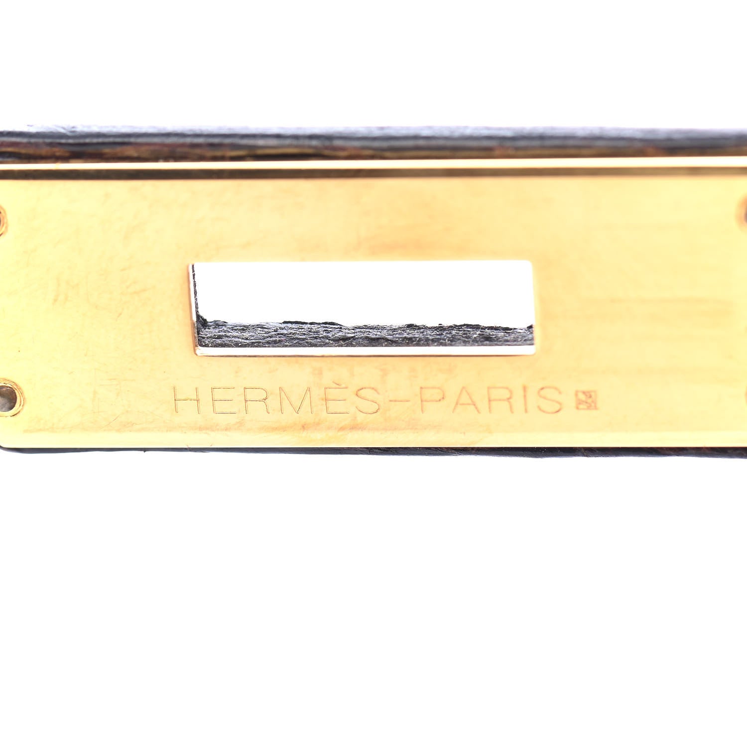 Hermes Shiny Porosus Crocodile Birkin 35 Cocoan 29 of 31