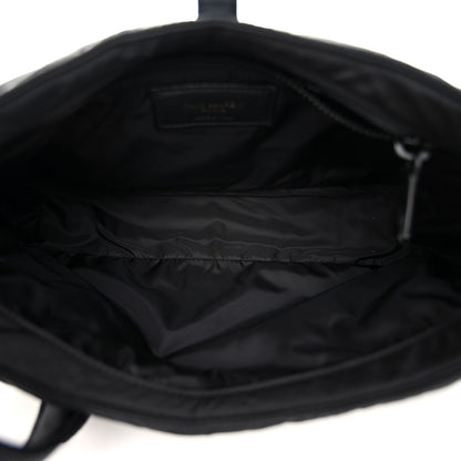 Saint Laurent Econyl Nylon Le 5 A 7 Hobo Black White 5 of 10