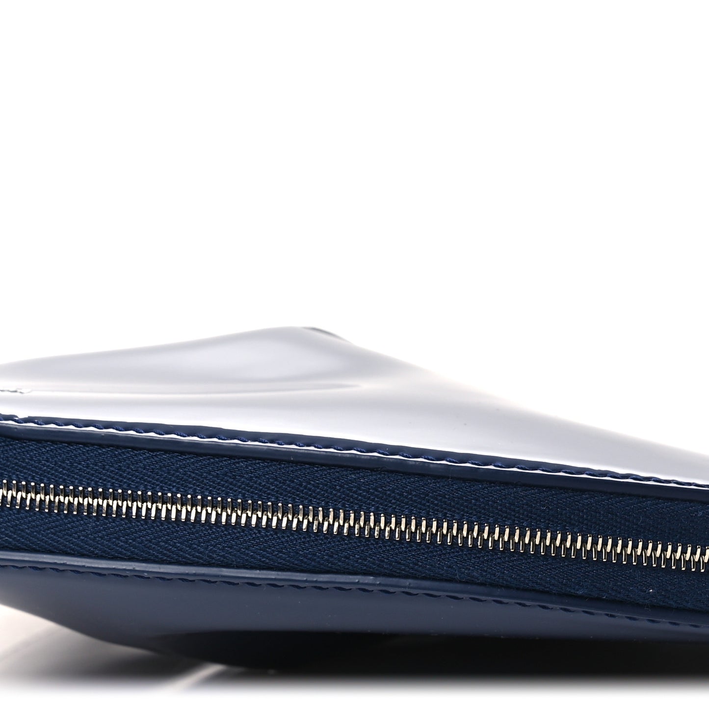 Patent Calfskin Le Coeur Bag Navy