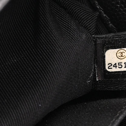 Chanel Caviar Chevron Quilted Small Boy Flap Black 7 of 10