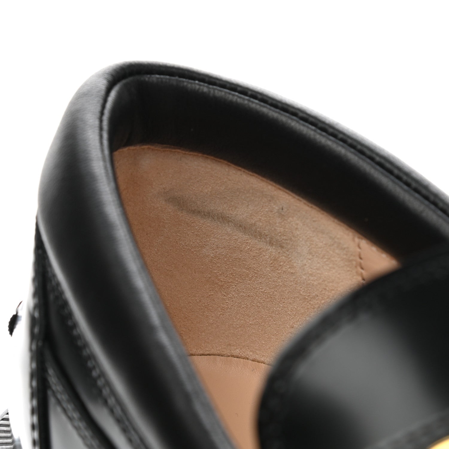 Gucci Magnum Calfskin Nappa Samoa Womens Horsebit Platform Chunky Lug Sole 40mm Loafers 39.5 Black 9 of 9