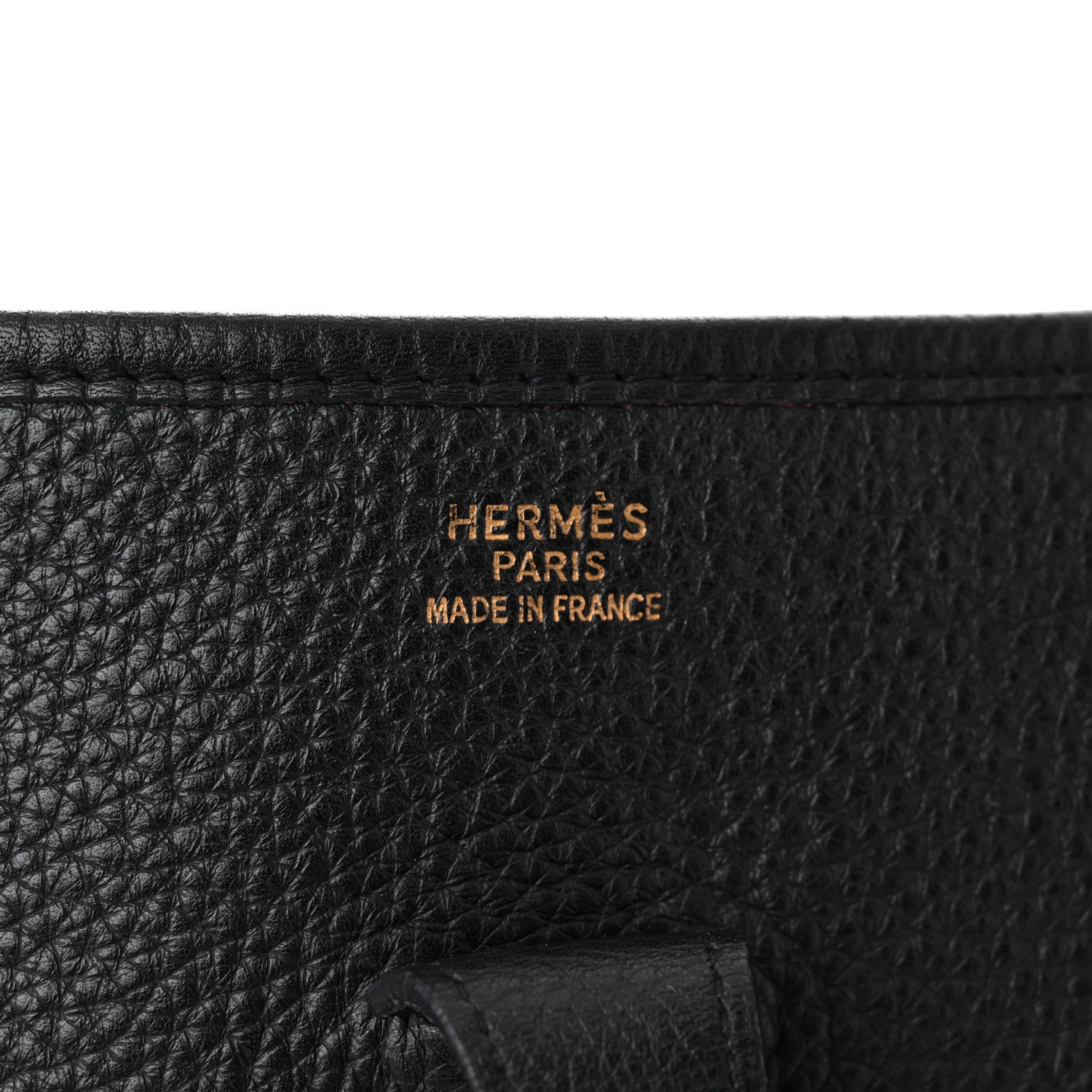 Hermes Taurillon Clemence Evelyne GM Black 6 of 11