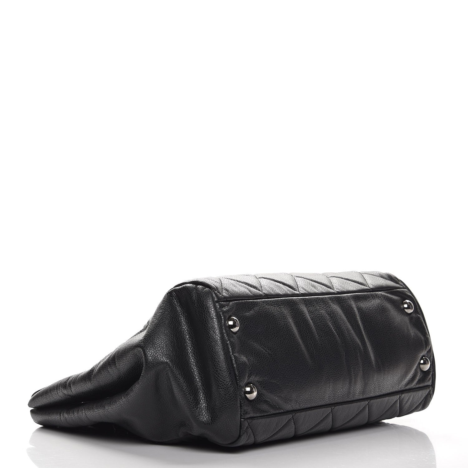 Chanel Soft Caviar Quilted Large Cells Tote Black 4 of 7