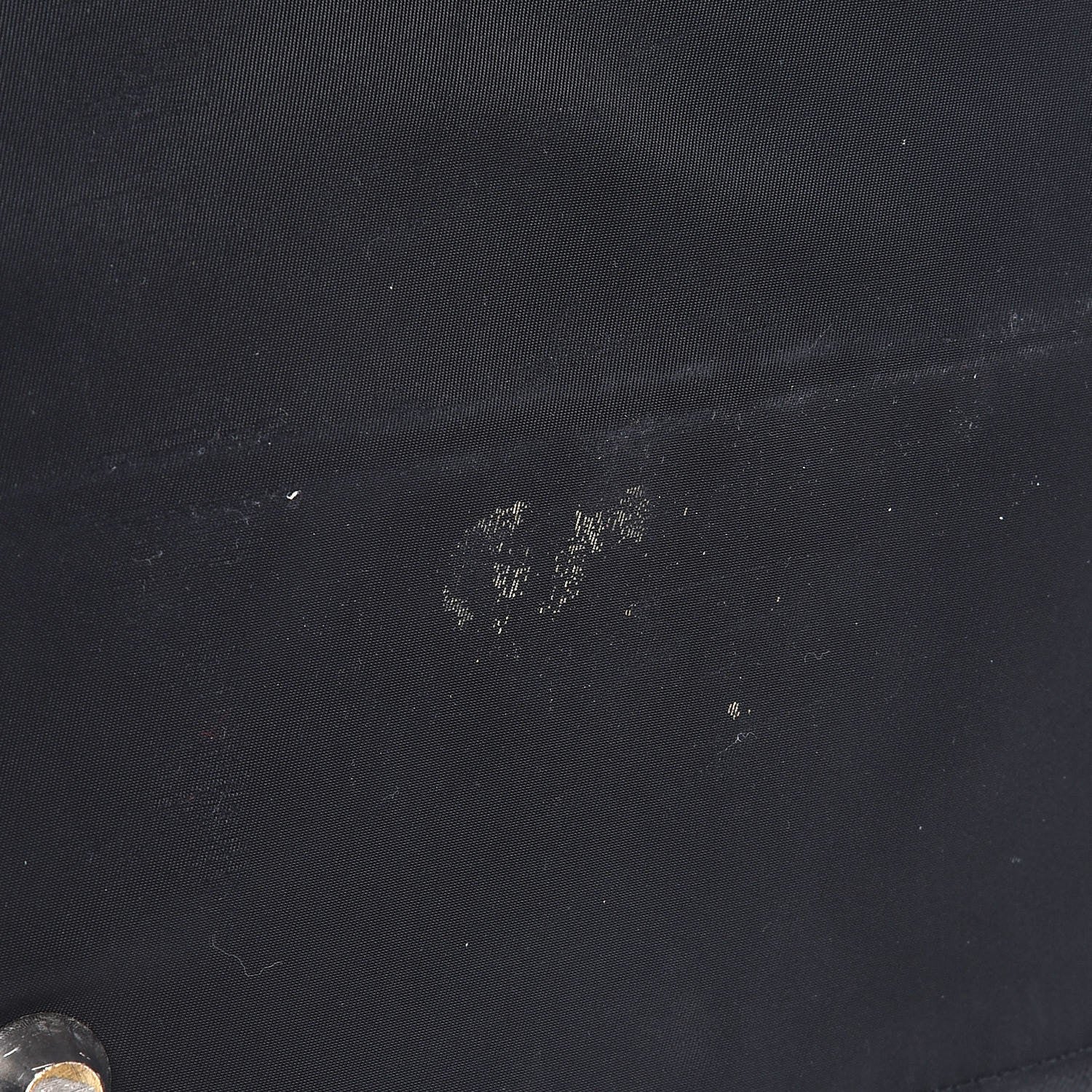 Prada Tessuto Nylon Saffiano Duffel Bag Black 9 of 10