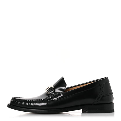 Fendi Vitello Mens O'Lock Loafers 8 Black 1 of 11