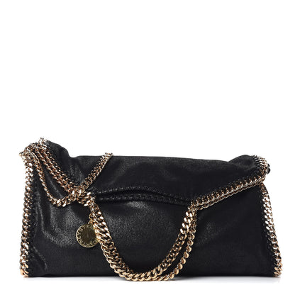 Stella McCartney Shaggy Deer Falabella Fold Over Tote Black 1 of 9