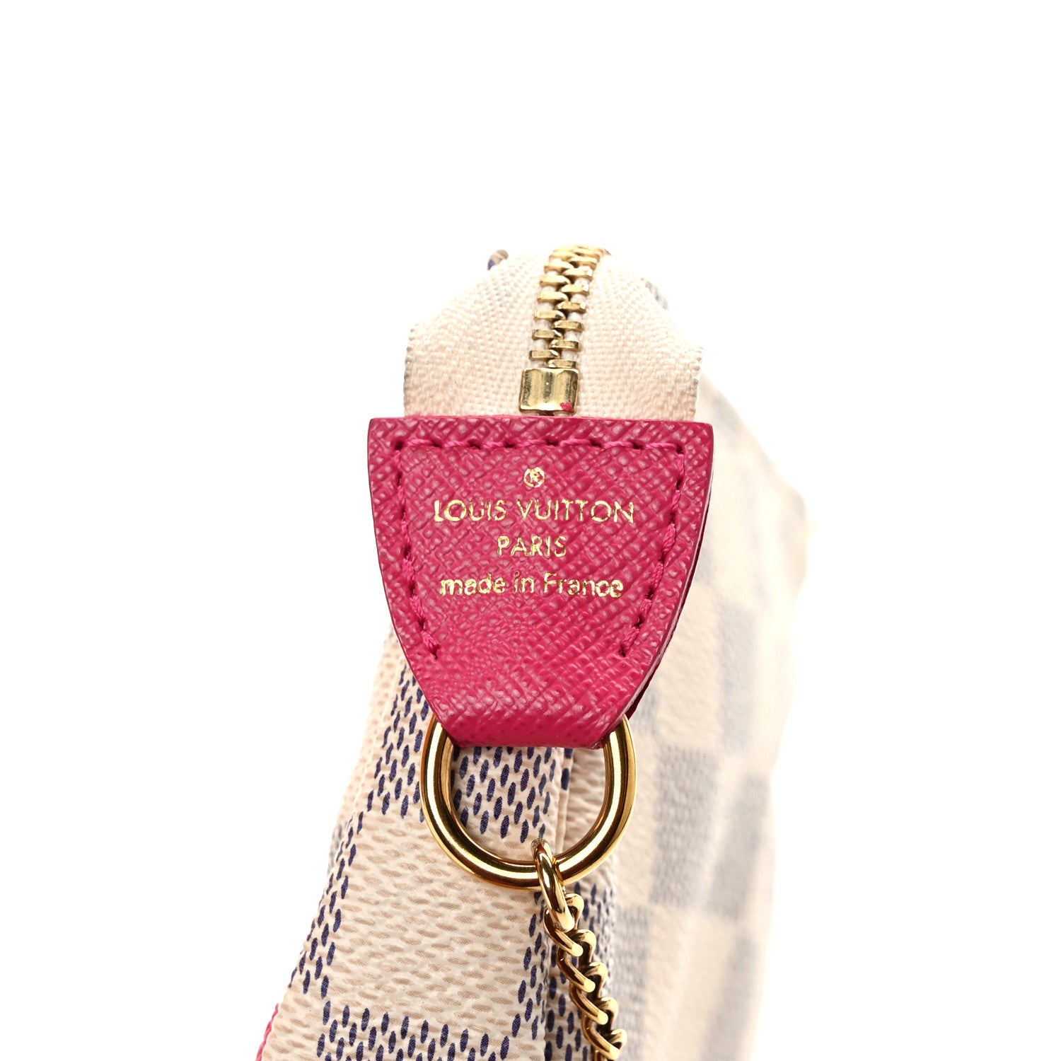 Louis Vuitton Damier Azur 2017 Christmas Animation Mini Pochette Accessories 6 of 10