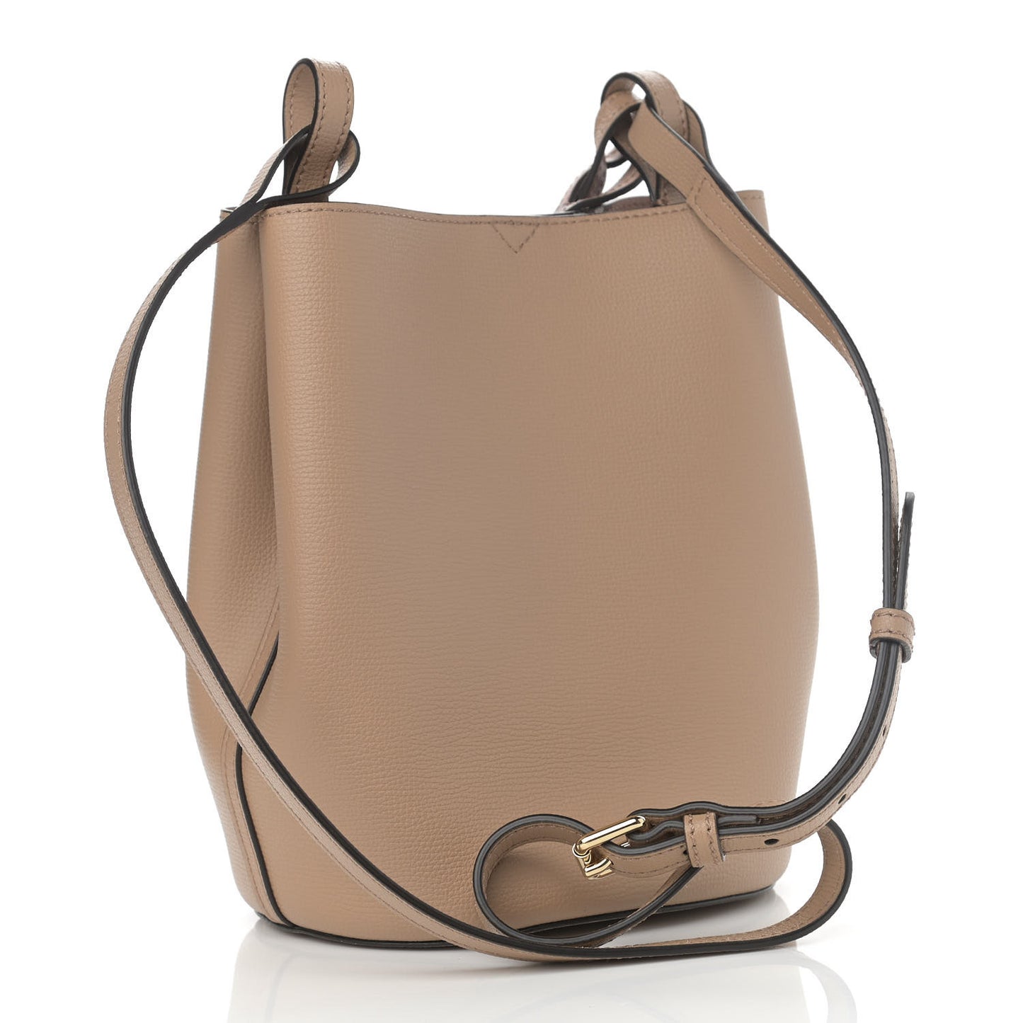 Calfskin Small Lorne Bucket Crossbody Natural