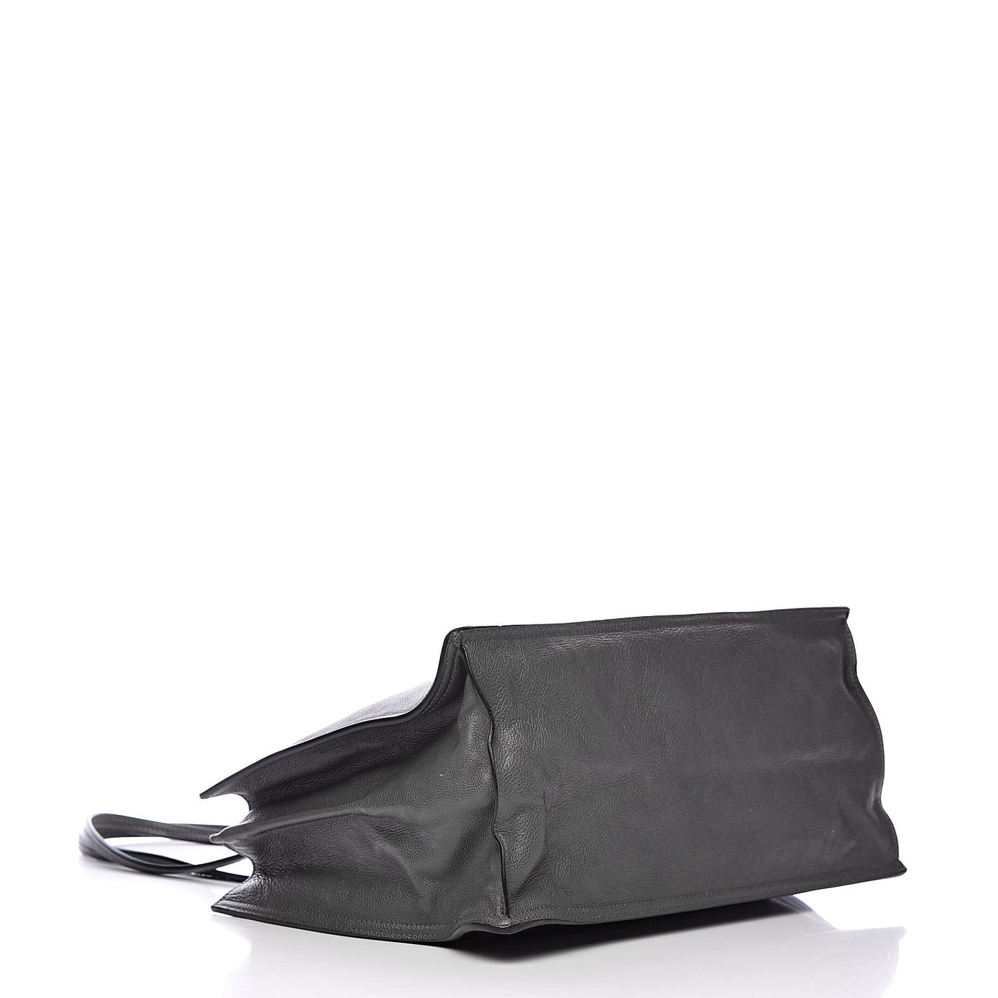Glace Calfskin Etiquette Shopping Bag Marine Astrale