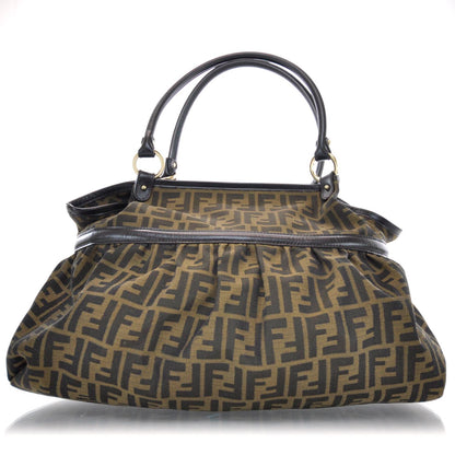 Fendi Zucca Large Chef Shopper Tote Tobacco 1 of 10